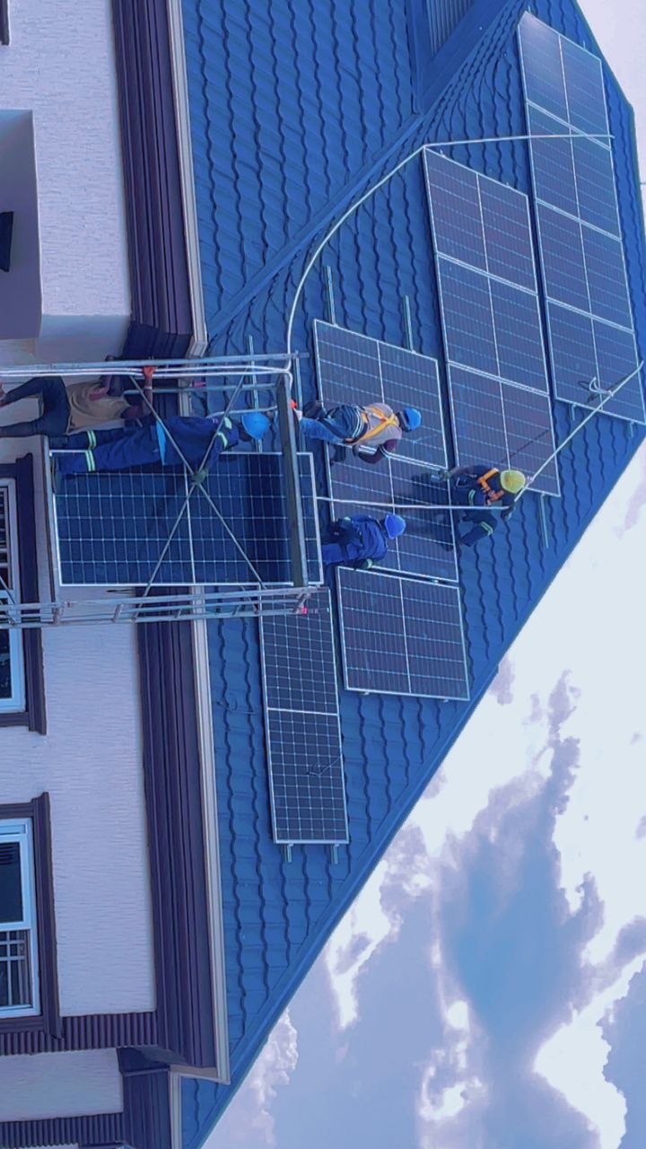 Residential hybrid solar at Gyatakrom, Winneba