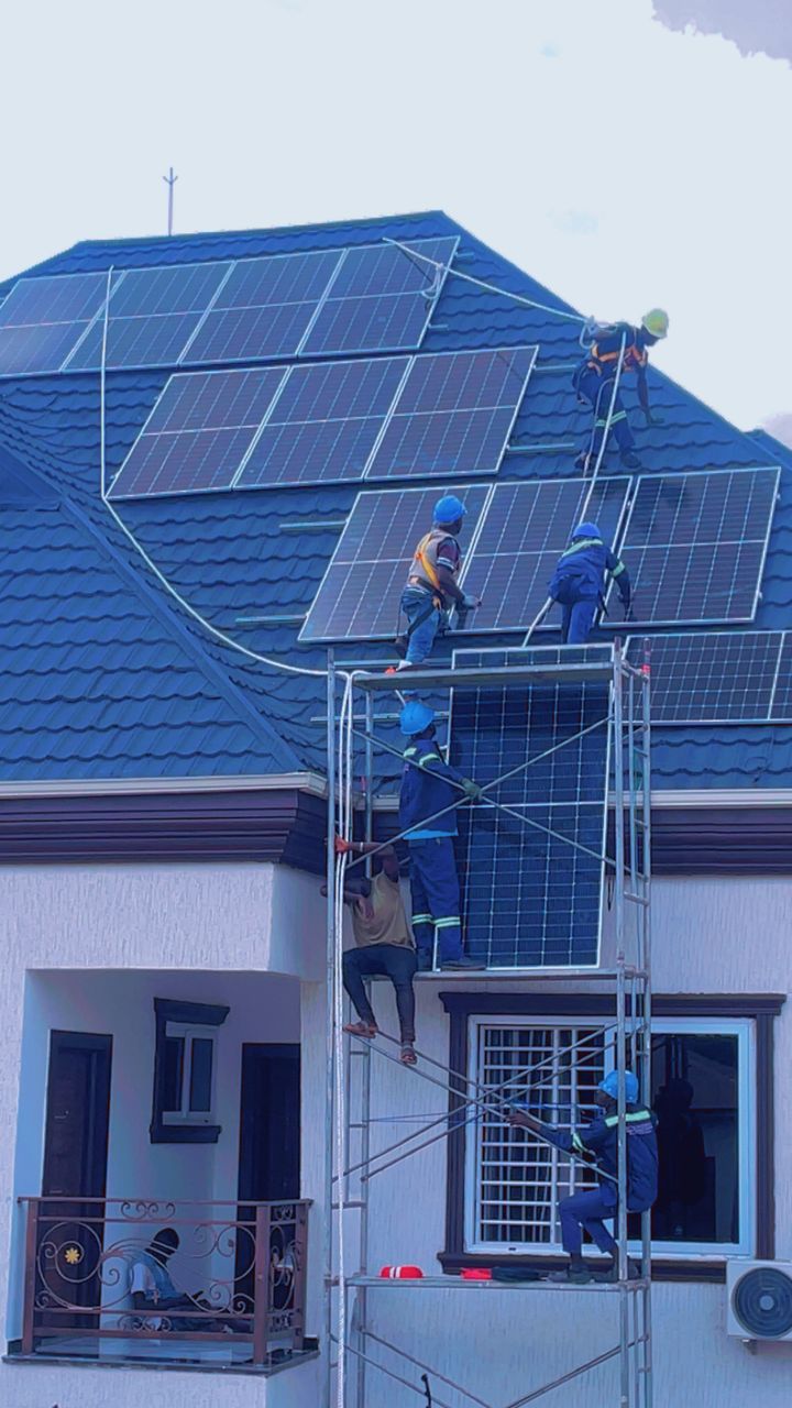 Solar project at Wofa Adu Residence, Suame Magazine - Kumasi, Ashanti Region